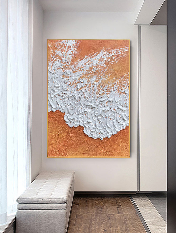 SX Orange Beach Texture Painting