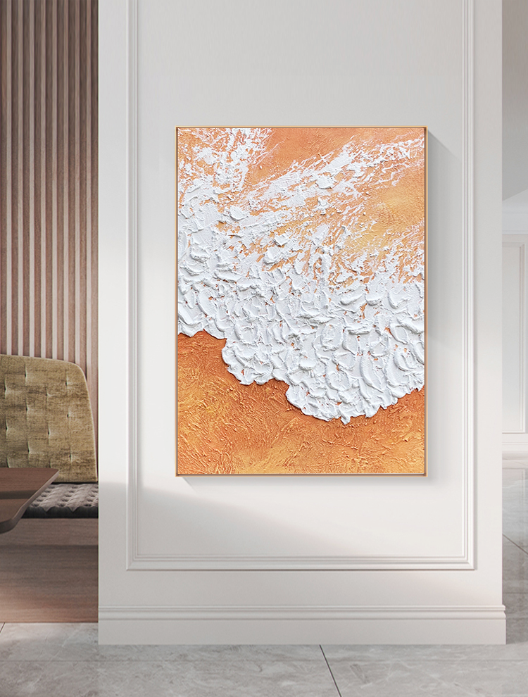 SX Orange Beach Texture Painting
