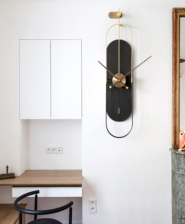 Emitdoog Copper Art Clock