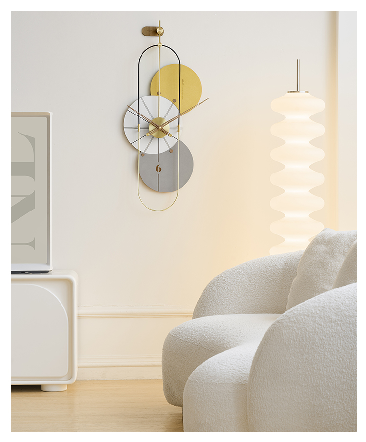 Wozoom Round Waltz Clock