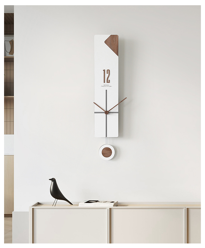 Emitdoog Simple Line Swing Clock