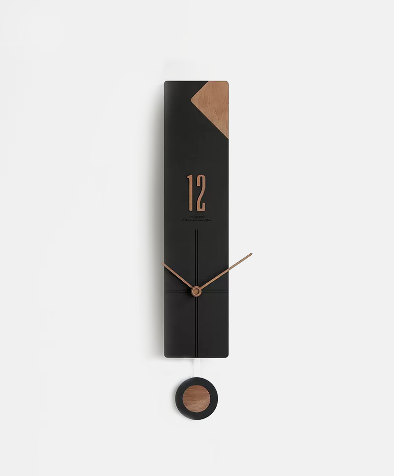 Emitdoog Simple Line Swing Clock