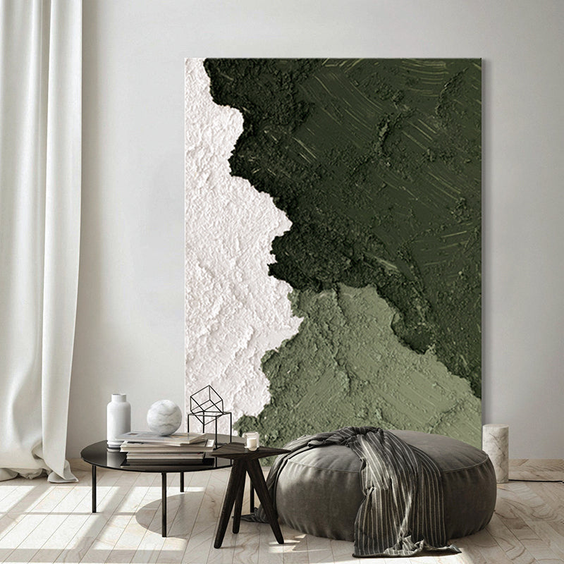 YZ Green Land Texture Painting