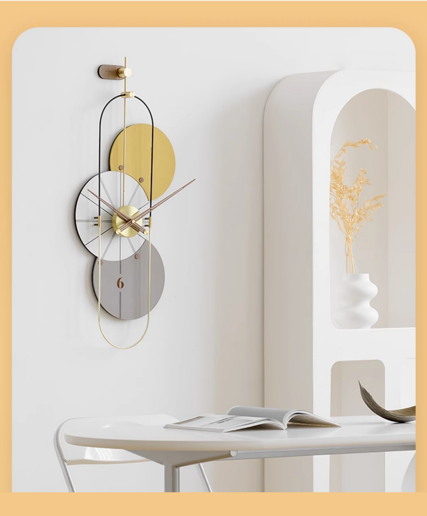 Wozoom Round Waltz Clock