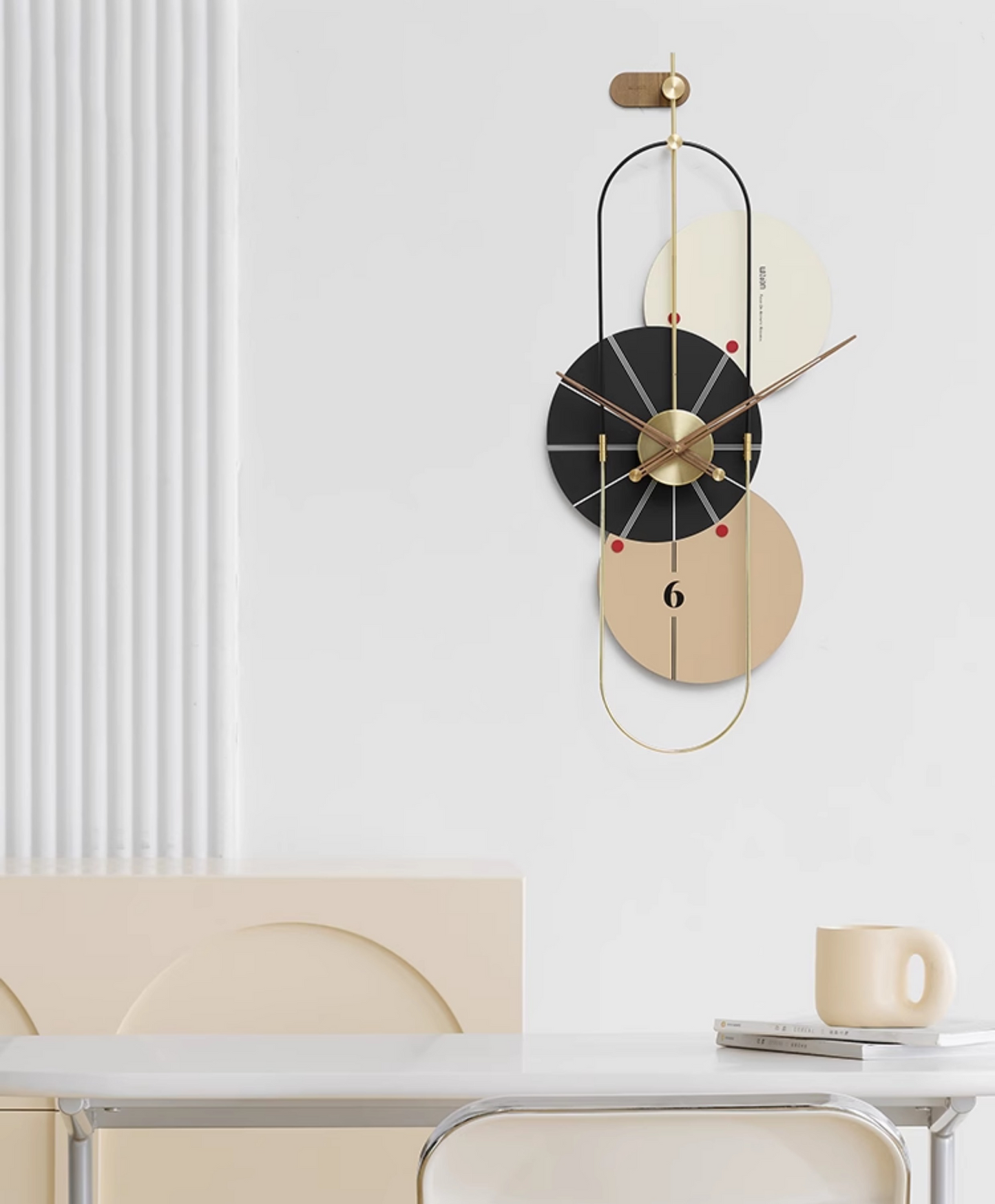 Wozoom Round Waltz Clock