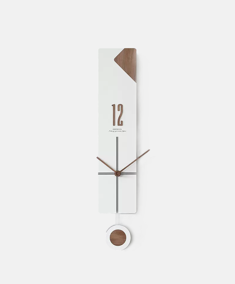 Emitdoog Simple Line Swing Clock
