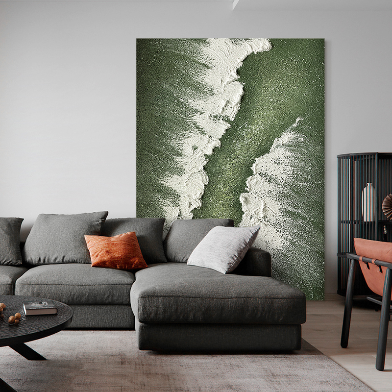 YZ Greenery Texture Painting