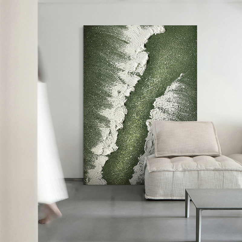 YZ Greenery Texture Painting