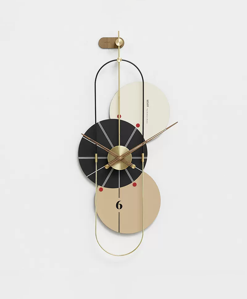 Wozoom Round Waltz Clock