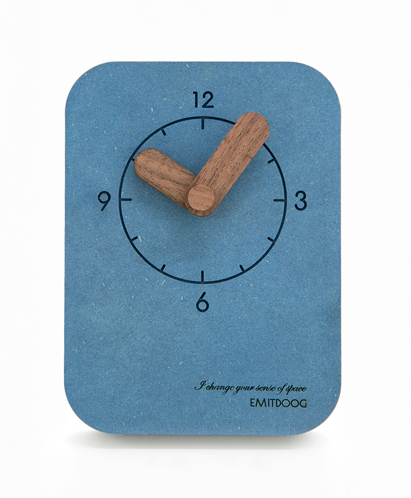 Emitdoog Concrete Table Clock