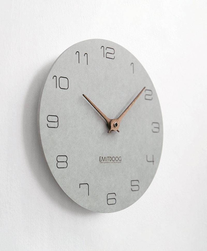 Emitdoog Concrete Wall Clock