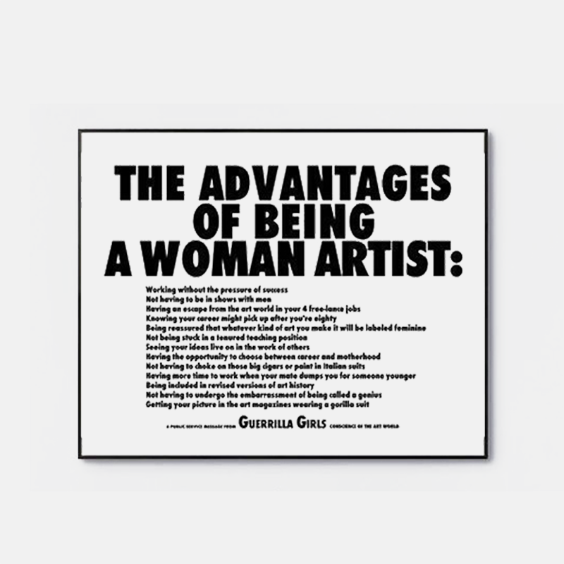 ZHXS Woman Artist Wall Art